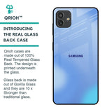 Vibrant Blue Texture Glass Case for Samsung Galaxy M13 5G