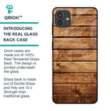 Wooden Planks Glass Case for Samsung Galaxy M13 5G