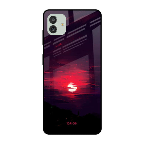 Morning Red Sky Samsung Galaxy M13 5G Glass Cases & Covers Online