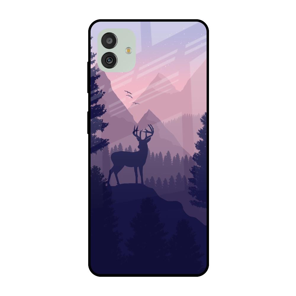 Deer In Night Samsung Galaxy M13 5G Glass Cases & Covers Online
