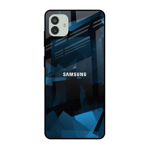 Polygonal Blue Box Samsung Galaxy M13 5G Glass Cases & Covers Online