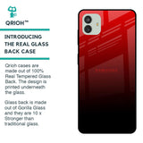 Maroon Faded Glass Case for Samsung Galaxy M13 5G