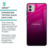 Purple Ombre Pattern Glass Case for Samsung Galaxy M13 5G