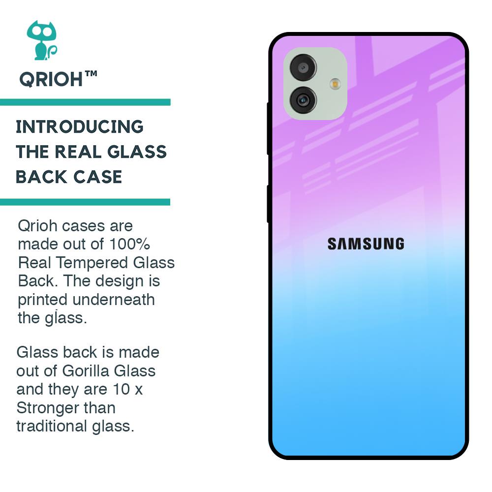 Unicorn Pattern Glass Case for Samsung Galaxy M13 5G