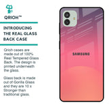 Sunset Orange Glass Case for Samsung Galaxy M13 5G