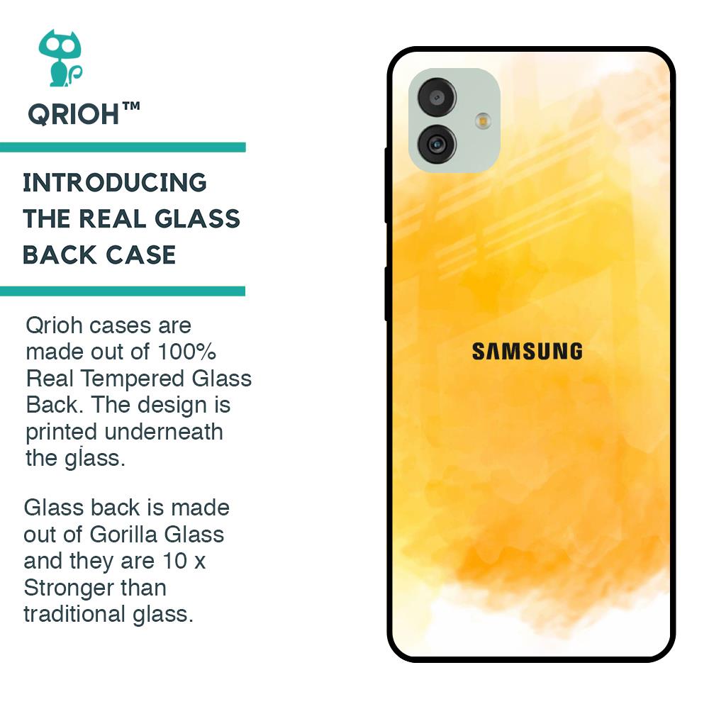 Rustic Orange Glass Case for Samsung Galaxy M13 5G