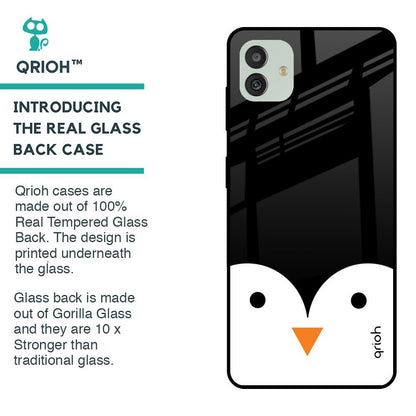 Cute Penguin Glass Case for Samsung Galaxy M13 5G