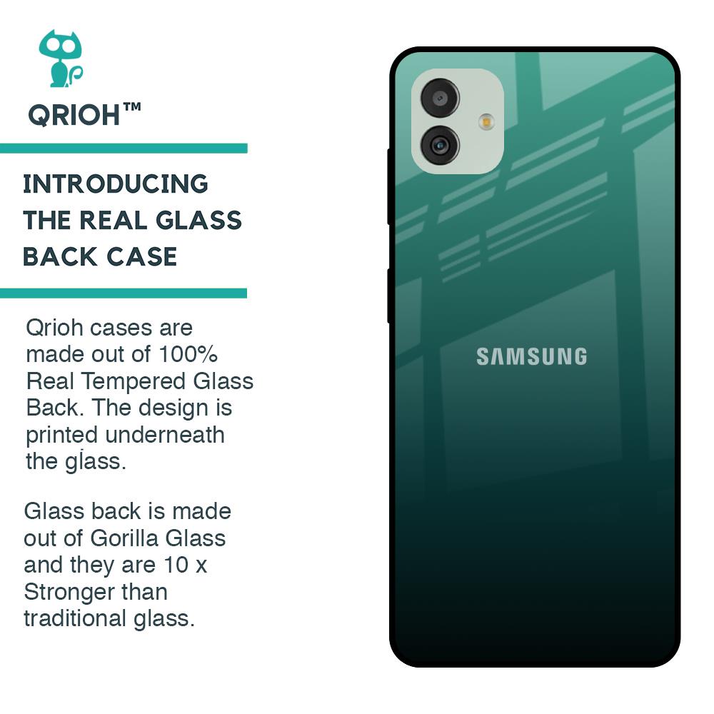 Palm Green Glass Case For Samsung Galaxy M13 5G
