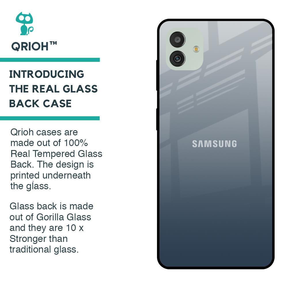 Smokey Grey Color Glass Case For Samsung Galaxy M13 5G