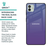 Indigo Pastel Glass Case For Samsung Galaxy M13 5G