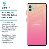 Pastel Pink Gradient Glass Case For Samsung Galaxy M13 5G