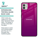 Magenta Gradient Glass Case For Samsung Galaxy M13 5G