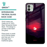 Morning Red Sky Glass Case For Samsung Galaxy M13 5G