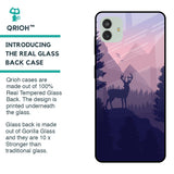 Deer In Night Glass Case For Samsung Galaxy M13 5G