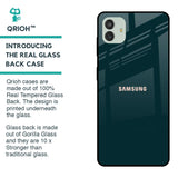 Hunter Green Glass Case For Samsung Galaxy M13 5G