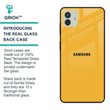Fluorescent Yellow Glass case for Samsung Galaxy M13 5G