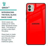 Blood Red Glass Case for Samsung Galaxy M13 5G