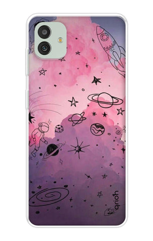 Space Doodles Art Samsung Galaxy M13 5G Back Cover