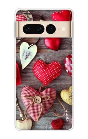 Valentine Hearts Google Pixel 7 Pro Back Cover