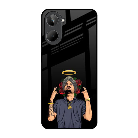 Punjabi Singer Poster Realme 10 Glass Back Cover Online