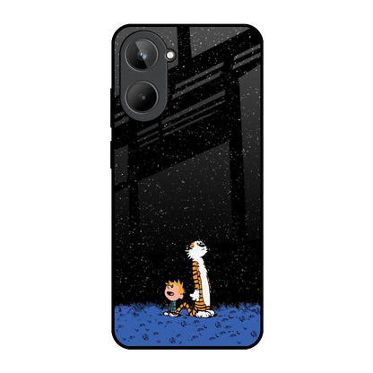 Night Sky Star Realme 10 Glass Back Cover Online