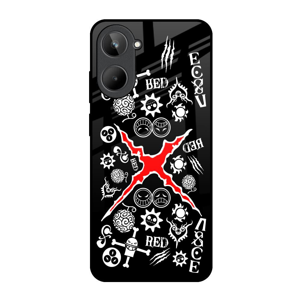 Red Zone Realme 10 Glass Back Cover Online