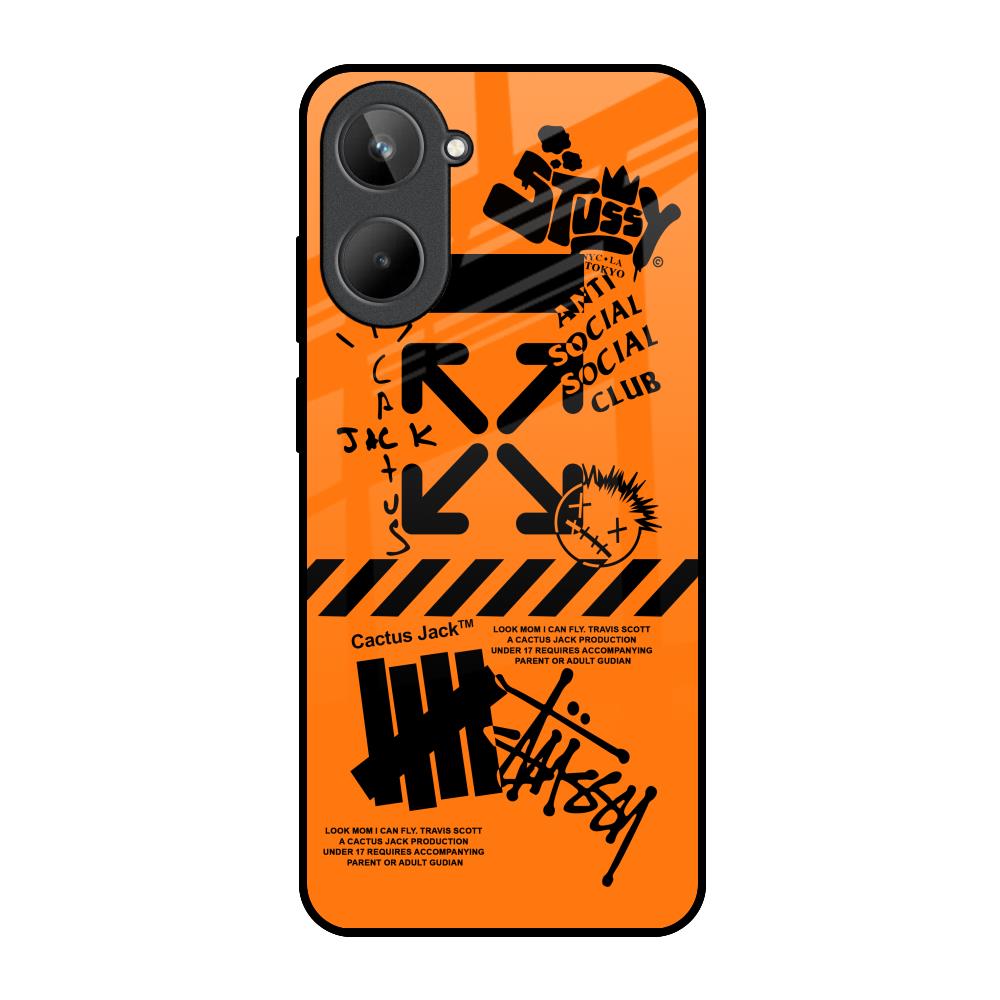 Anti Social Club Realme 10 Glass Back Cover Online