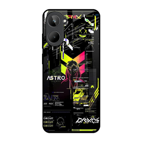 Astro Glitch Realme 10 Glass Back Cover Online