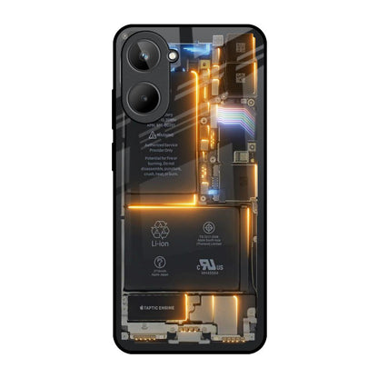Glow Up Skeleton Realme 10 Glass Back Cover Online
