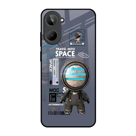 Space Travel Realme 10 Glass Back Cover Online
