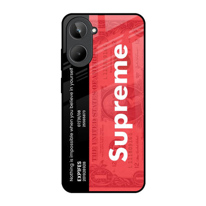 Supreme Ticket Realme 10 Glass Back Cover Online