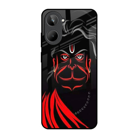 Lord Hanuman Realme 10 Glass Back Cover Online