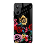 Floral Decorative Realme 10 Glass Back Cover Online