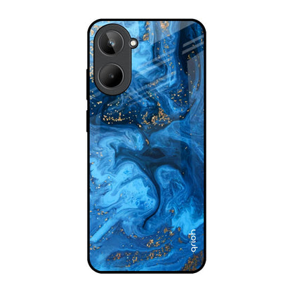 Gold Sprinkle Realme 10 Glass Back Cover Online