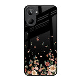 Floating Floral Print Realme 10 Glass Back Cover Online