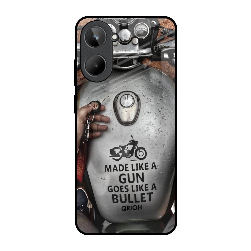 Royal Bike Realme 10 Glass Back Cover Online