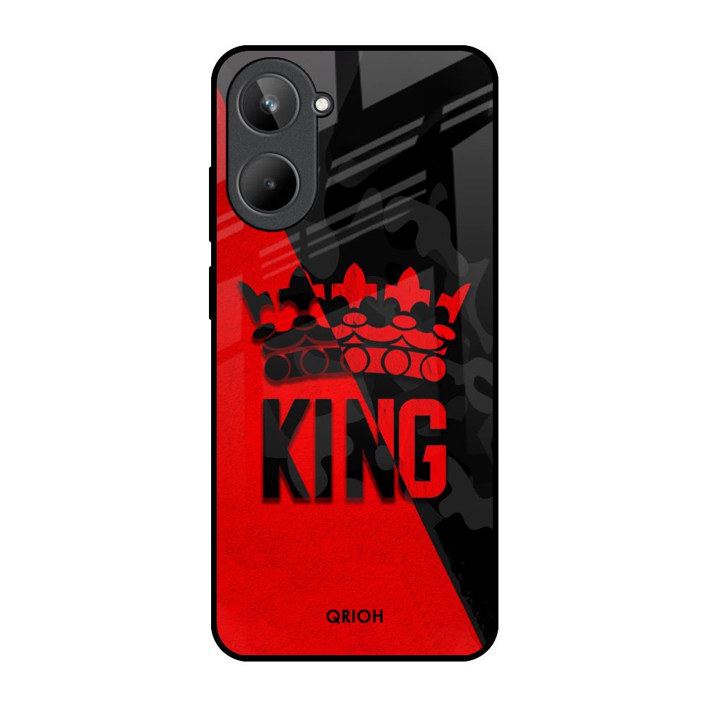 I Am A King Realme 10 Glass Back Cover Online