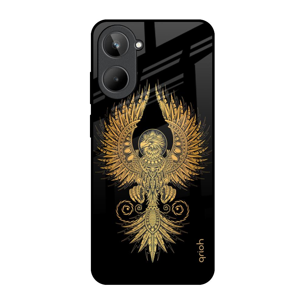 Mythical Phoenix Art Realme 10 Glass Back Cover Online