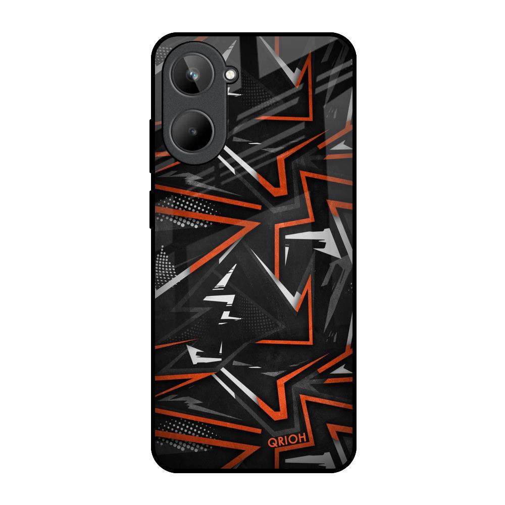 Vector Art Realme 10 Glass Back Cover Online