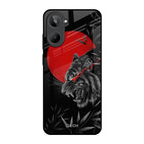 Red Moon Tiger Realme 10 Glass Back Cover Online
