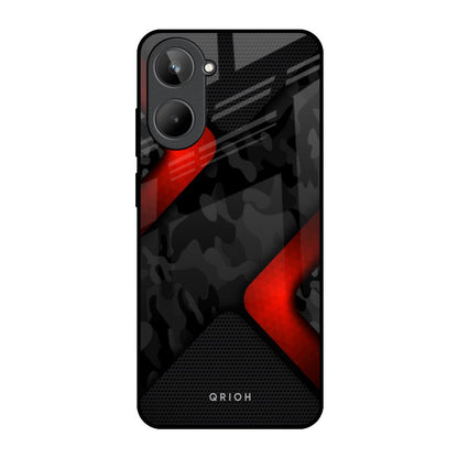 Modern Camo Abstract Realme 10 Glass Back Cover Online
