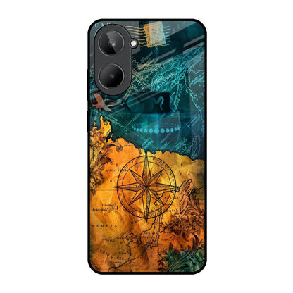 Architecture Map Realme 10 Glass Back Cover Online