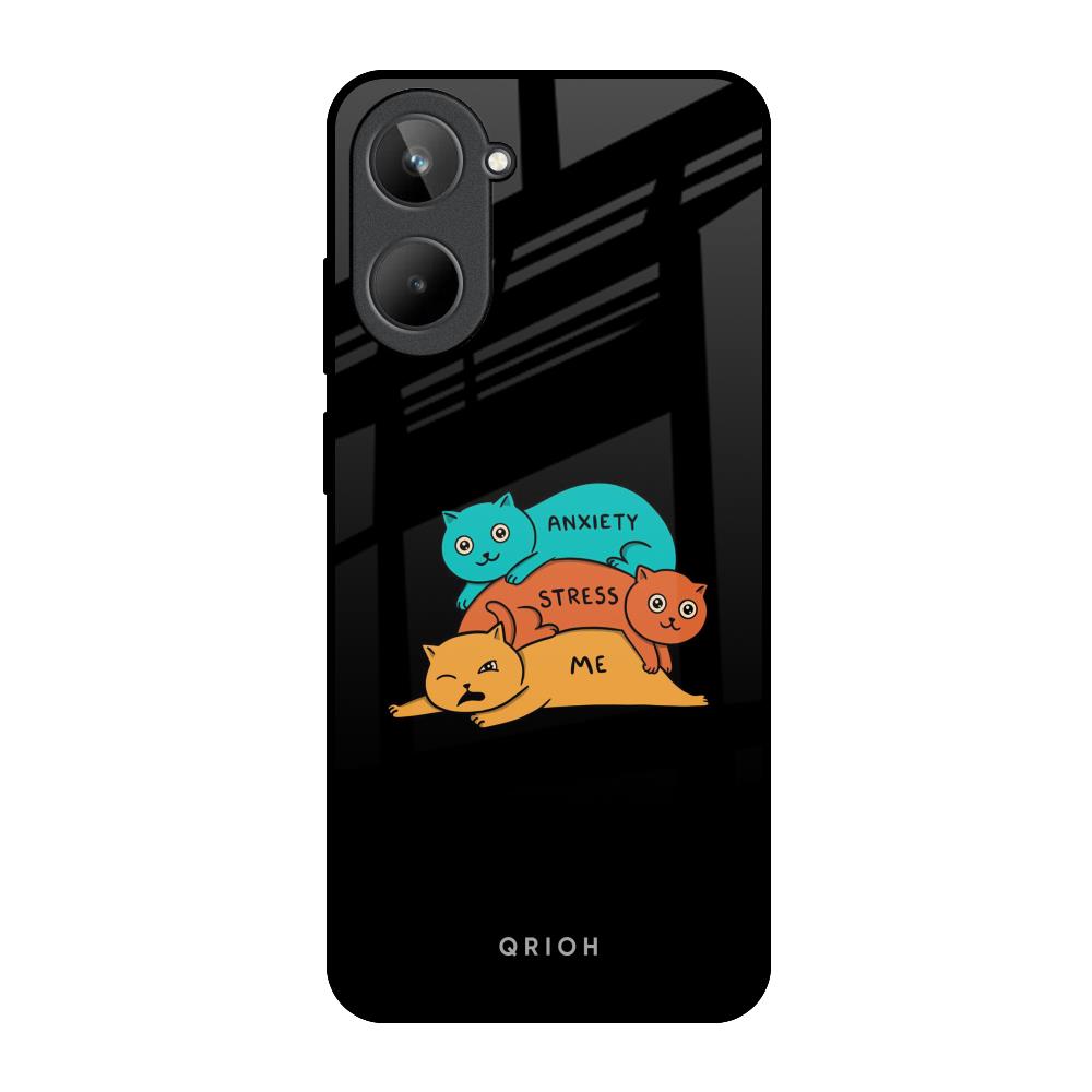 Anxiety Stress Realme 10 Glass Back Cover Online
