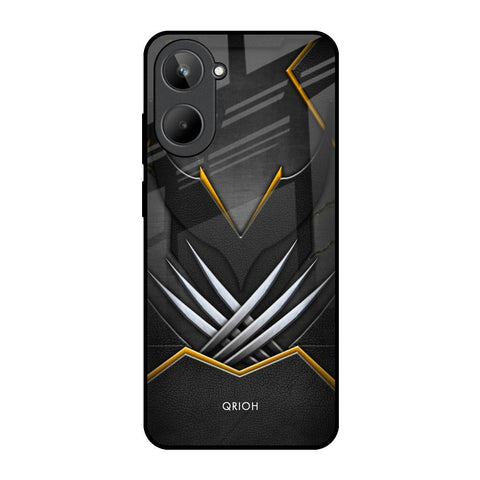 Black Warrior Realme 10 Glass Back Cover Online