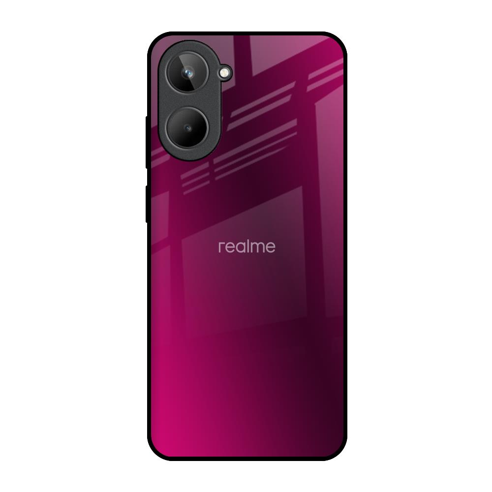Pink Burst Realme 10 Glass Back Cover Online