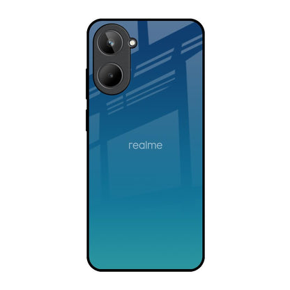 Celestial Blue Realme 10 Glass Back Cover Online