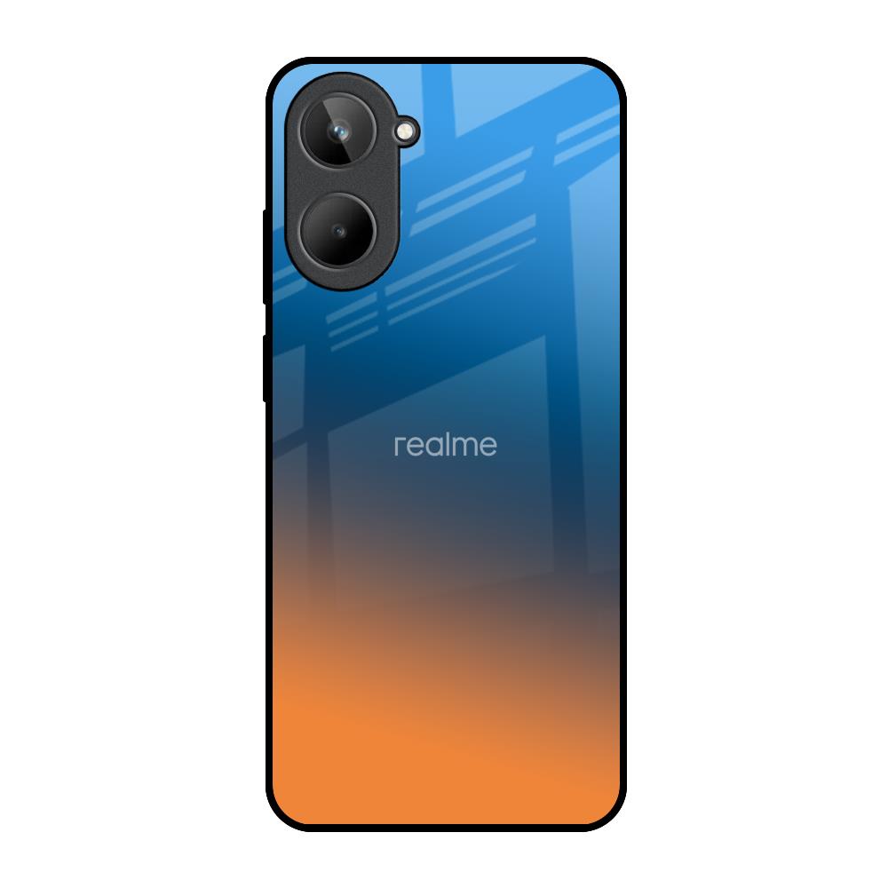Sunset Of Ocean Realme 10 Glass Back Cover Online