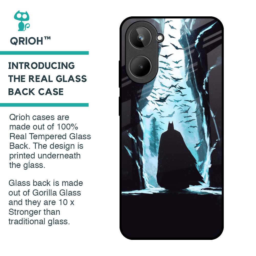 Dark Man In Cave Glass Case for Realme 10
