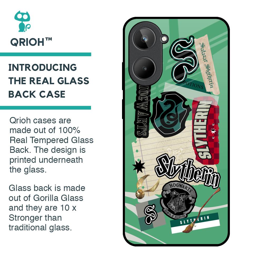 Slytherin Glass Case for Realme 10