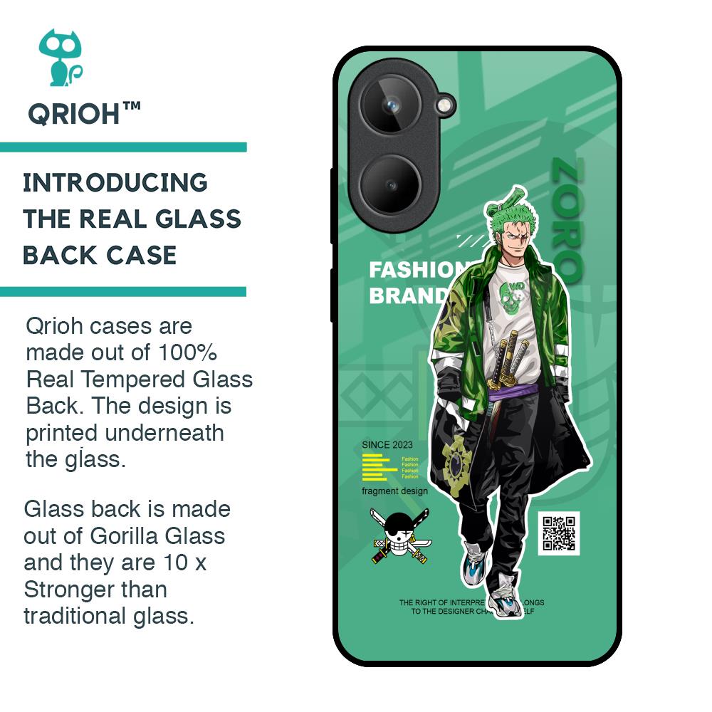 Zoro Bape Glass Case for Realme 10